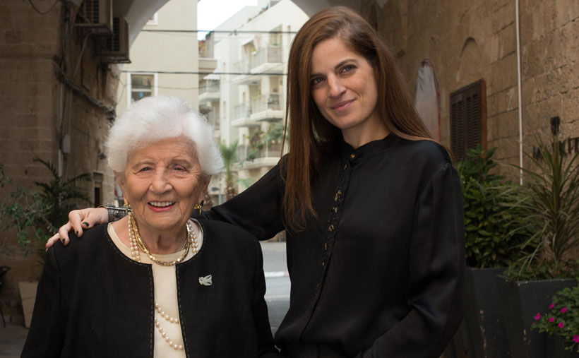 Sharon Tal with Ruth Dayan by Baruch Rafic